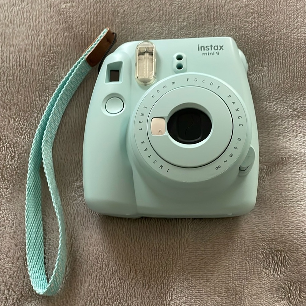 Fujifilm Instax Mini 9 Instant Camera, Ice Blue